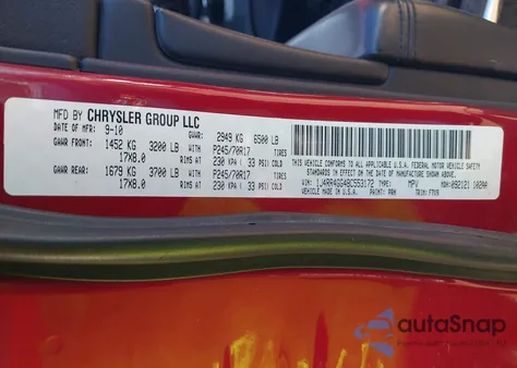 2011 Jeep Grand Cherokee Laredo from USA, damaged, VIN 1J4RR4GG4BC553172